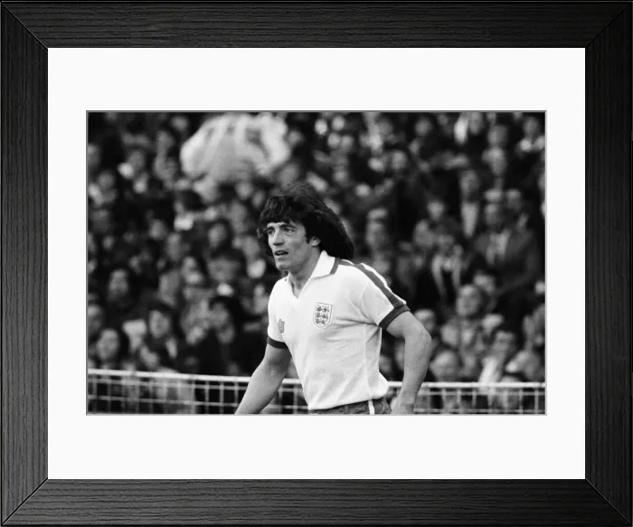 Framed Print : Kevin Keegan during the England v Wales game, British Championships Framed Print : Kevin Keegan during the England v Wales game, British Championships