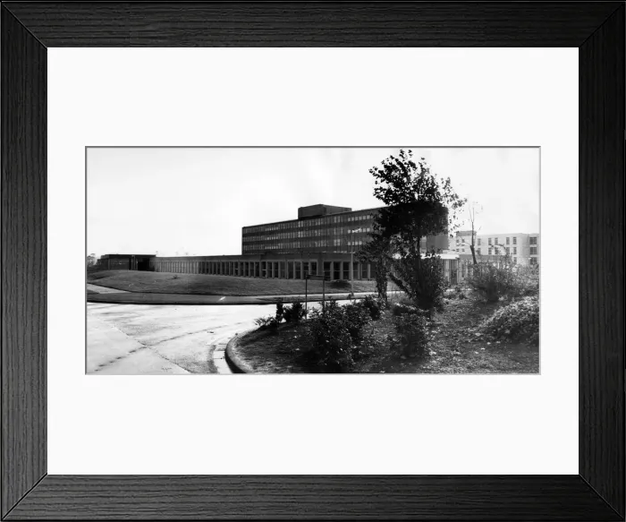 Framed Print : The nurses home at Walsgrave Hospital. 19th April 1968 Framed Print : The nurses home at Walsgrave Hospital. 19th April 1968
