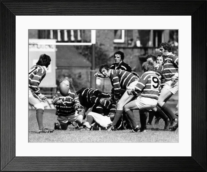 Framed Print : Bridgend 18-12 Pontypridd, Welsh Rugby Union Challenge Cup Final, Cardiff Arms Park