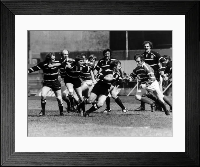 Framed Print : Bridgend 18-12 Pontypridd, Welsh Rugby Union Challenge Cup Final, Cardiff Arms Park Framed Print : Bridgend 18-12 Pontypridd, Welsh Rugby Union Challenge Cup Final, Cardiff Arms Park