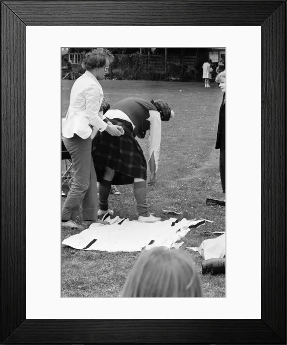 Framed Print : Fete Geoffrey Field Junior School, Exbourne Rd, Reading, West Berkshire, June 1985 Framed Print : Fete Geoffrey Field Junior School, Exbourne Rd, Reading, West Berkshire, June 1985