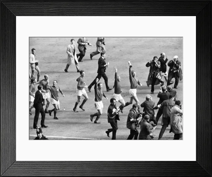 Framed Print : World Cup Final match at Wembley Stadium. England 4 v West Germany 2