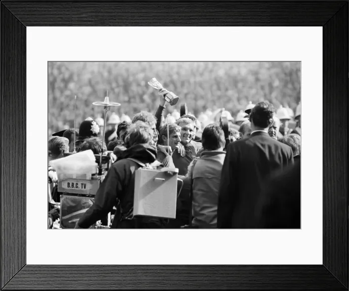 Framed Print : World Cup Final match at Wembley Stadium. England 4 v West Germany 2 after extra time Framed Print : World Cup Final match at Wembley Stadium. England 4 v West Germany 2 after extra time