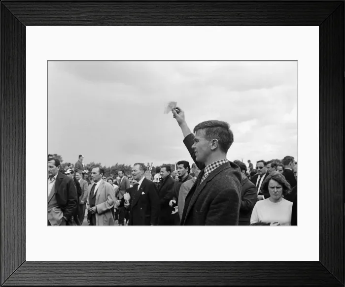 Framed Print : World Cup Final match at Wembley Stadium. England 4 v West Germany 2 after extra