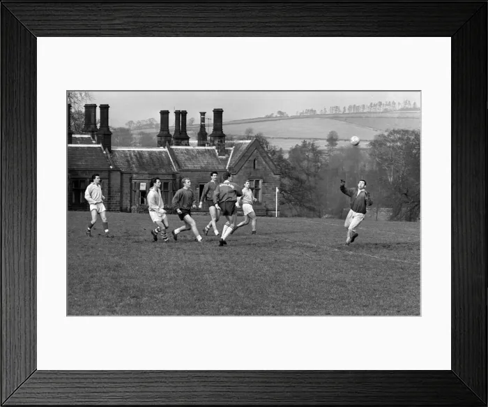 Framed Print : England football team training session at Lea Green, Derbyshire Framed Print : England football team training session at Lea Green, Derbyshire