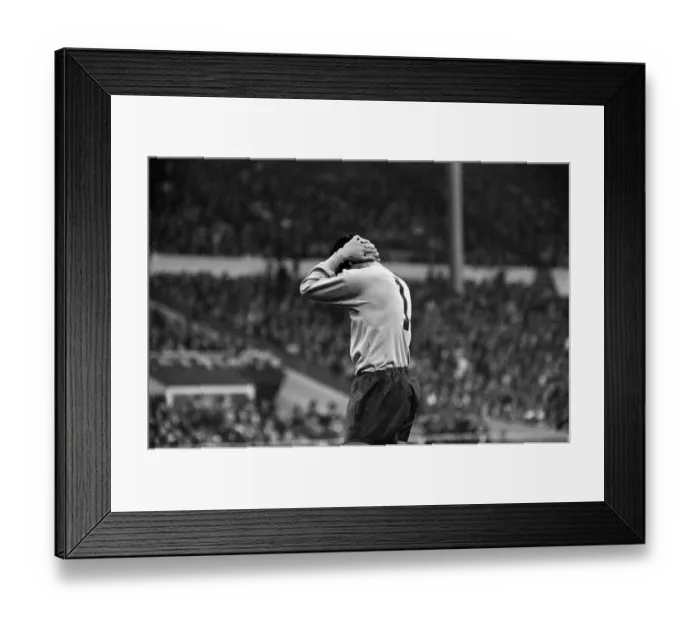 Framed Print : The opening match of the 1966 World Cup tournament between England Framed Print : The opening match of the 1966 World Cup tournament between England