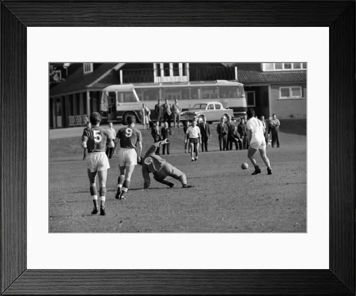 Framed Print : England football team training session at Roehampton ahead of their match against Framed Print : England football team training session at Roehampton ahead of their match against