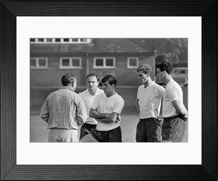 Framed Print : England football team training session at Roehampton ahead of the international friendly Framed Print : England football team training session at Roehampton ahead of the international friendly