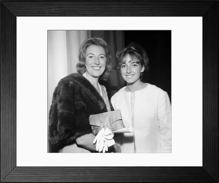 Framed Print : Vera Lynn and her daughter Virginia attend the premiere of Camelot Framed Print : Vera Lynn and her daughter Virginia attend the premiere of Camelot