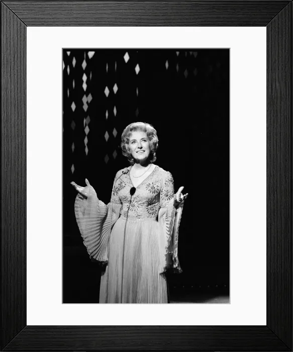 Framed Print : Vera Lynn at rehearsals for Christmas Night With The Stars at Shepherds Bush Framed Print : Vera Lynn at rehearsals for Christmas Night With The Stars at Shepherds Bush
