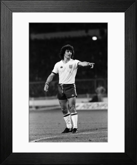 Framed Print : Kevin Keegan during the England v Denmark game, UEFA European Championship Group 1 Framed Print : Kevin Keegan during the England v Denmark game, UEFA European Championship Group 1