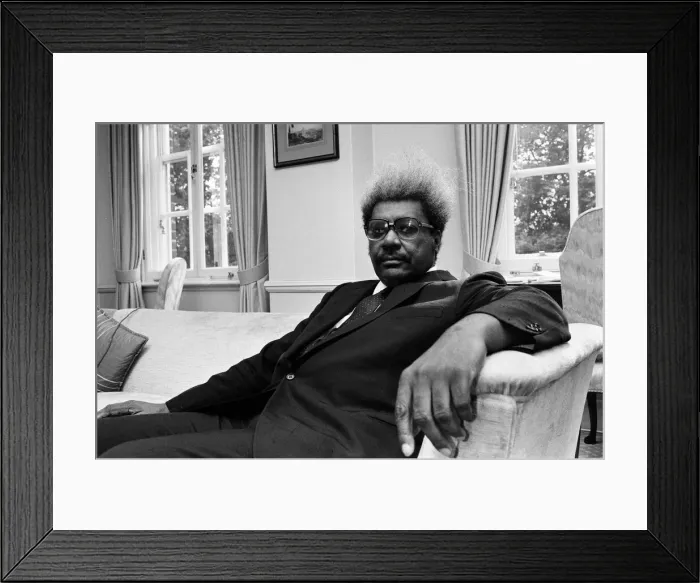 Framed Print : Flamboyant Boxing promoter Don King. 15th July 1986 Framed Print : Flamboyant Boxing promoter Don King. 15th July 1986