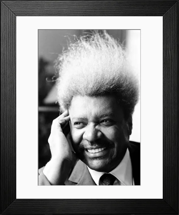 Framed Print : Flamboyant Boxing promoter Don King. 15th July 1986 Framed Print : Flamboyant Boxing promoter Don King. 15th July 1986