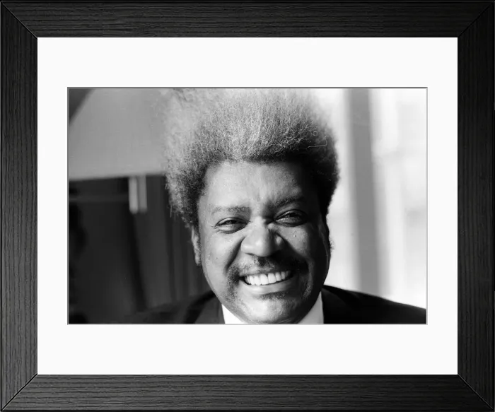 Framed Print : Flamboyant Boxing promoter Don King. 15th July 1986 Framed Print : Flamboyant Boxing promoter Don King. 15th July 1986