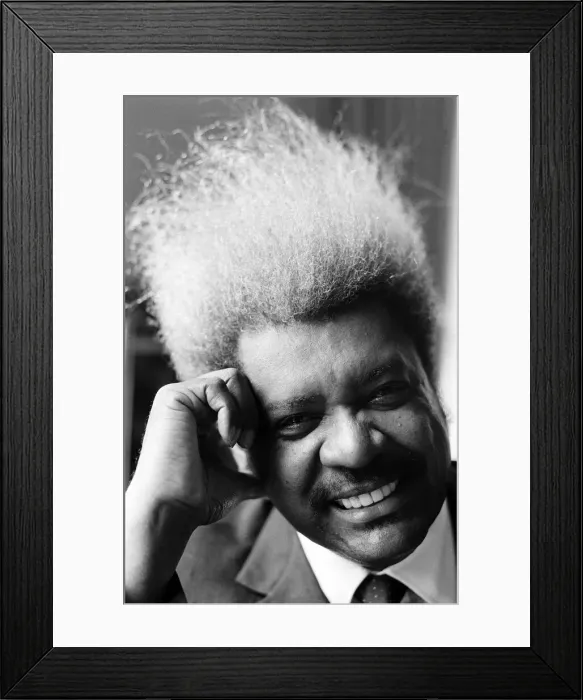 Framed Print : Flamboyant Boxing promoter Don King. 15th July 1986 Framed Print : Flamboyant Boxing promoter Don King. 15th July 1986