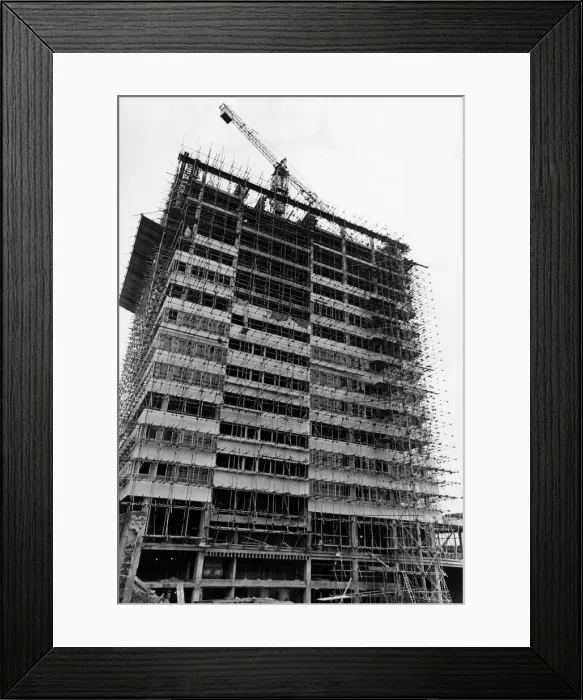 Framed Print : Western Tower, Station Hill, Reading, 2nd March 1966 Framed Print : Western Tower, Station Hill, Reading, 2nd March 1966
