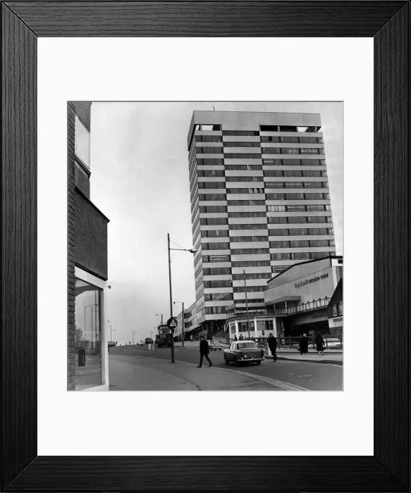 Framed Print : Western Tower, Station Hill, Reading, Circa 1970 Framed Print : Western Tower, Station Hill, Reading, Circa 1970