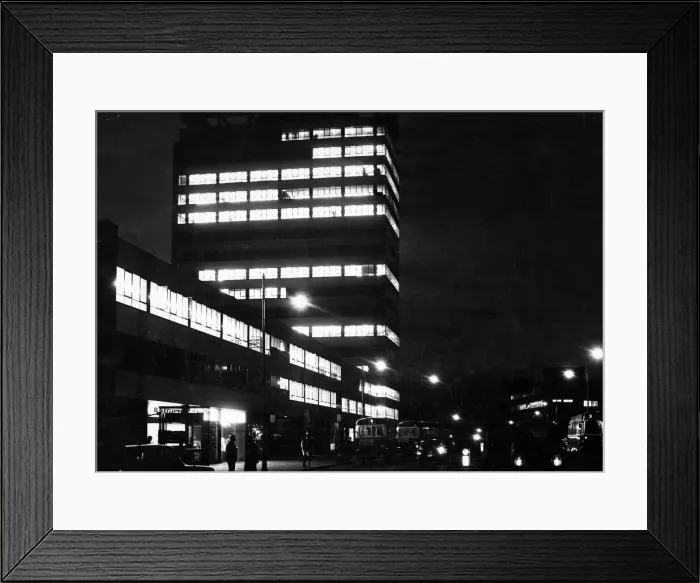 Framed Print : Western Tower, Station Hill, Reading, Circa 1970 Framed Print : Western Tower, Station Hill, Reading, Circa 1970