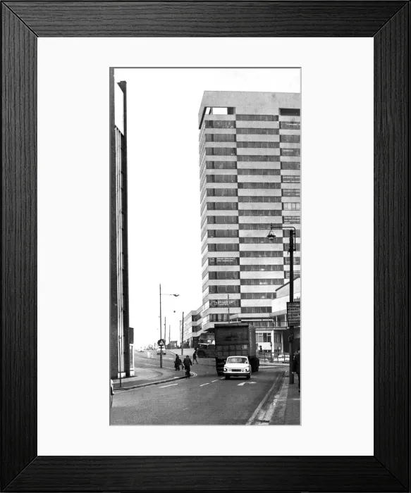Framed Print : Western Tower, Station Hill, Reading, Circa 1970 Framed Print : Western Tower, Station Hill, Reading, Circa 1970