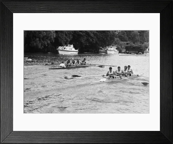 Framed Print : Reading Amateur Regatta, River Thames, Reading, June 1985 Framed Print : Reading Amateur Regatta, River Thames, Reading, June 1985
