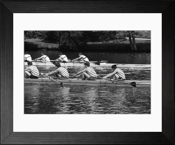 Framed Print : Reading Amateur Regatta, River Thames, Reading, June 1985 Framed Print : Reading Amateur Regatta, River Thames, Reading, June 1985