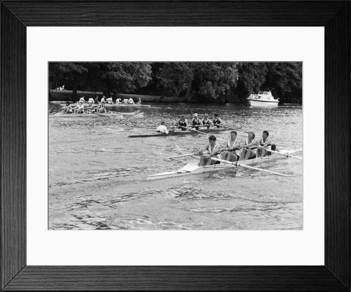 Framed Print : Reading Amateur Regatta, River Thames, Reading, June 1985 Framed Print : Reading Amateur Regatta, River Thames, Reading, June 1985