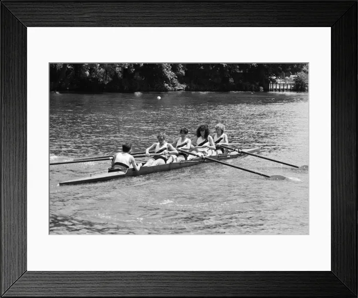 Framed Print : Reading Amateur Regatta, River Thames, Reading, June 1985 Framed Print : Reading Amateur Regatta, River Thames, Reading, June 1985