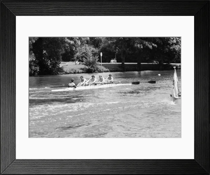 Framed Print : Reading Amateur Regatta, River Thames, Reading, June 1985 Framed Print : Reading Amateur Regatta, River Thames, Reading, June 1985