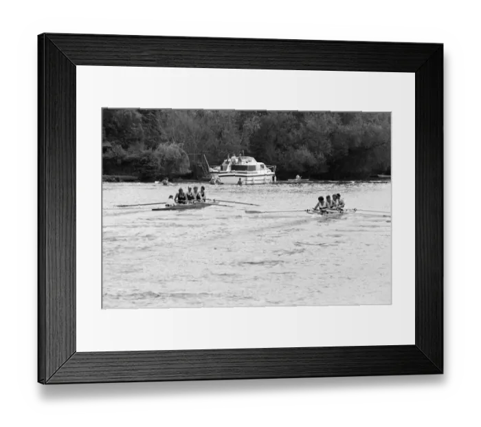 Framed Print : Reading Amateur Regatta, River Thames, Reading, June 1985 Framed Print : Reading Amateur Regatta, River Thames, Reading, June 1985