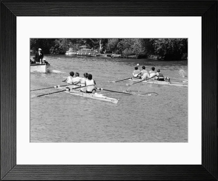 Framed Print : Reading Amateur Regatta, River Thames, Reading, June 1985 Framed Print : Reading Amateur Regatta, River Thames, Reading, June 1985
