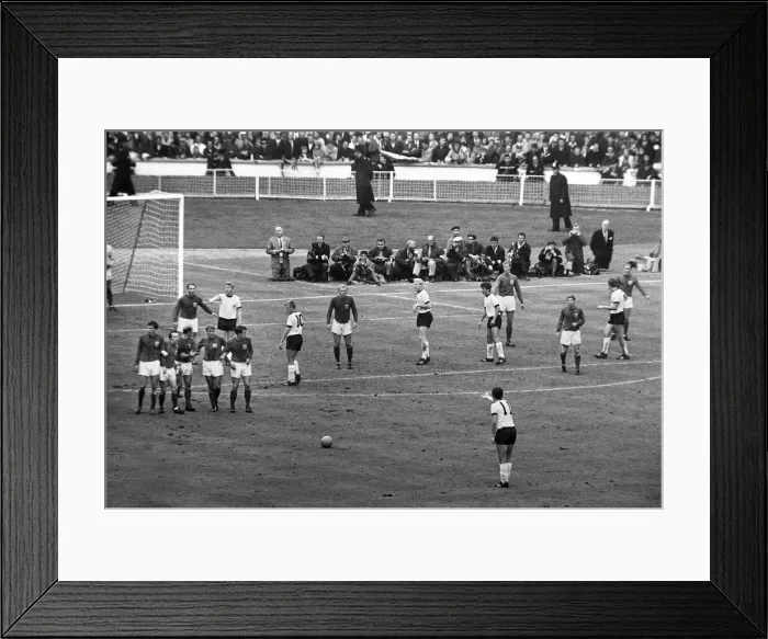 Framed Print : World Cup Final match at Wembley Stadium. England 4 v West Germany 2 after extra time Framed Print : World Cup Final match at Wembley Stadium. England 4 v West Germany 2 after extra time