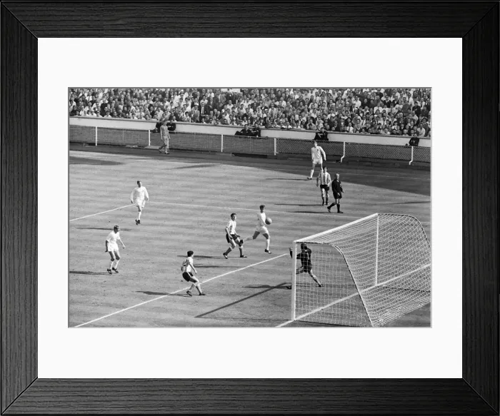 Framed Print : World Cup Quarter Final match at Wembley Stadium. England 1 v Argentina 0