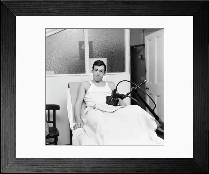 Framed Print : England football team training session at Stamford Bridge ahead of the international