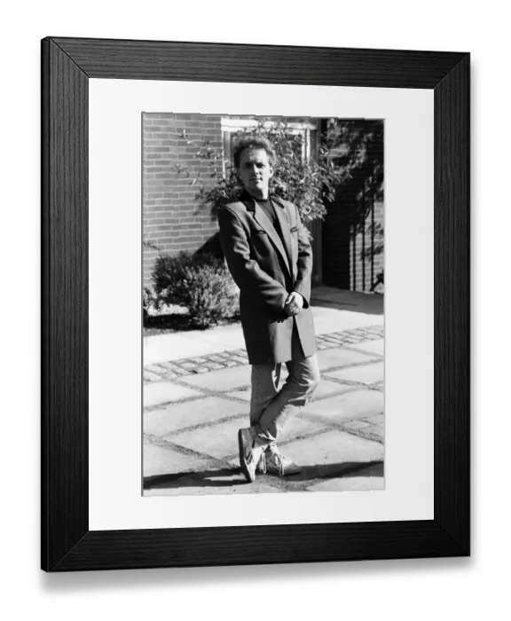 Framed Print : Rik Mayall, Actor and Comedian, 14th August 1987 Framed Print : Rik Mayall, Actor and Comedian, 14th August 1987