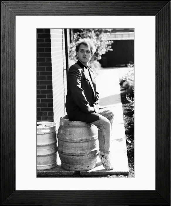 Framed Print : Rik Mayall, Actor and Comedian, 14th August 1987 Framed Print : Rik Mayall, Actor and Comedian, 14th August 1987