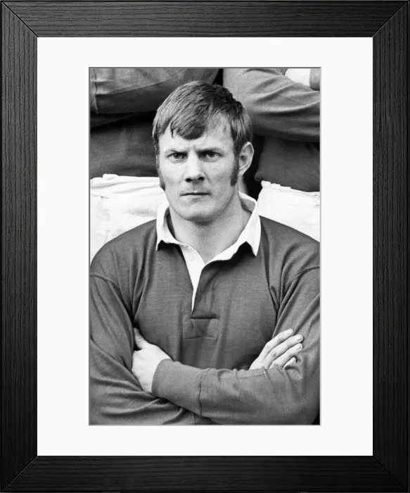 Framed Print : Roy Mathias, Llanelli Rugby Union Player, 2nd January 1971
