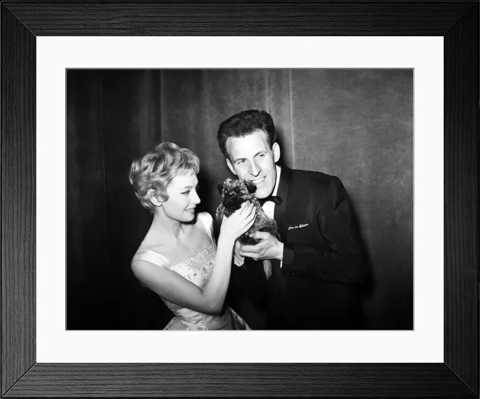 Framed Print : Bruce Forsyth, compere of Beat the Clock game show, which was part of the television Framed Print : Bruce Forsyth, compere of Beat the Clock game show, which was part of the television