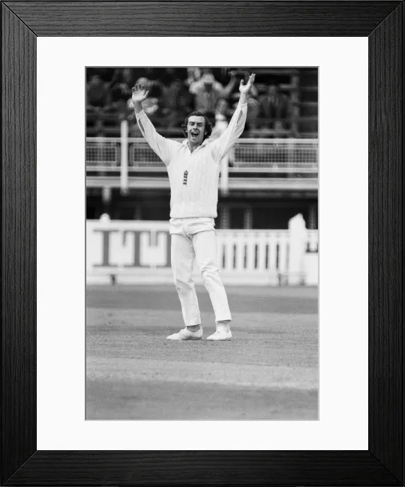 Framed Print : England v India 3rd Test 1st innings at Edgbaston. (Picture Framed Print : England v India 3rd Test 1st innings at Edgbaston. (Picture