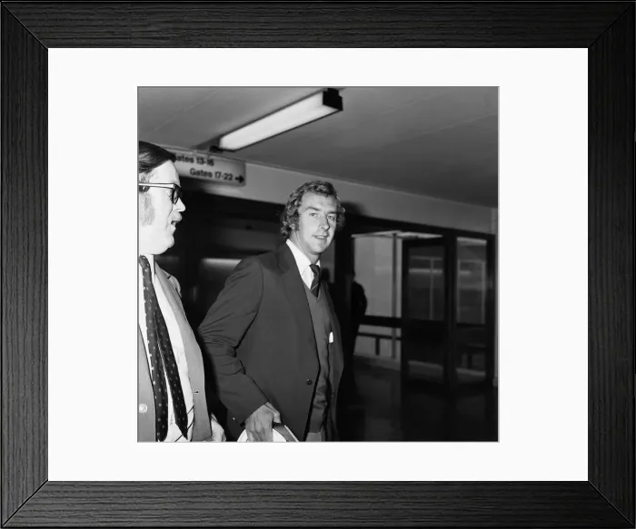 Framed Print : David Lloyd (right) arriving back from Australia at Heathrow Airport Framed Print : David Lloyd (right) arriving back from Australia at Heathrow Airport