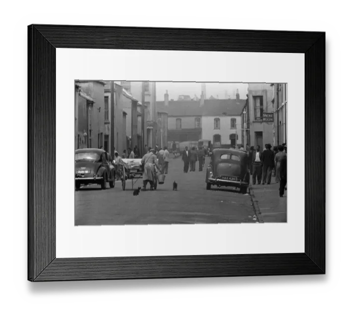 Framed Print : Tiger Bay, Cardiff. June 1958