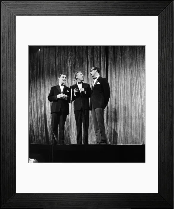 Framed Print : Left to right, Marty Feldman, Bruce Forsyth and Barry Took during rehearsals for Framed Print : Left to right, Marty Feldman, Bruce Forsyth and Barry Took during rehearsals for