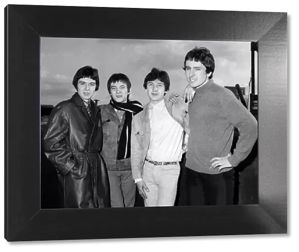 The Small faces pop group. Left to right are Ronnie 'Plonk'Lane