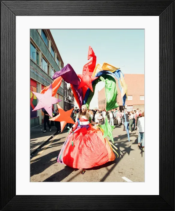 Framed Print : Birmingham Pride, 25th May 1997. Birmingham Pride is a weekend-long LGBT