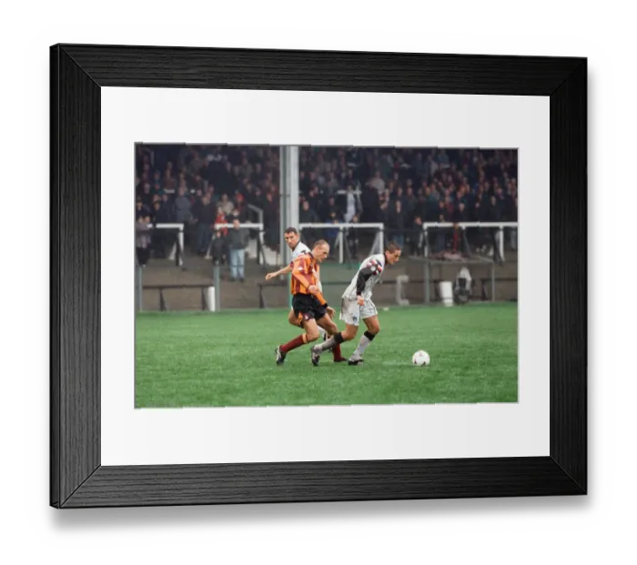 Framed Print : Swansea 2 - 0 Bradford, League Division Two match held at Vetch Field. 7th October 1995