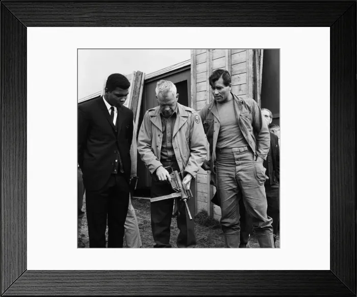 Framed Print : Muhammad Ali (Cassius Clay), took a rest ahead of his upcoming title fight with Brian