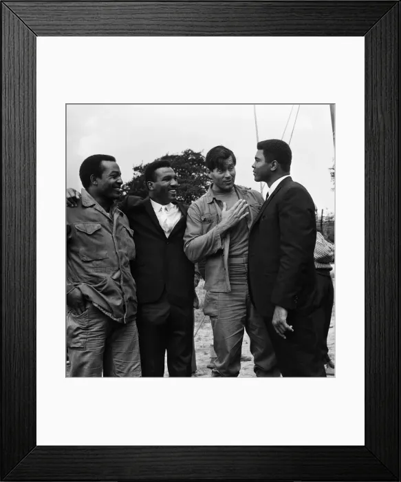 Framed Print : Muhammad Ali (Cassius Clay), took a rest ahead of his upcoming title fight with Brian Framed Print : Muhammad Ali (Cassius Clay), took a rest ahead of his upcoming title fight with Brian