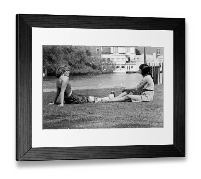 Framed Print : Summer Weather Pix, Reading, June 1980 Framed Print : Summer Weather Pix, Reading, June 1980