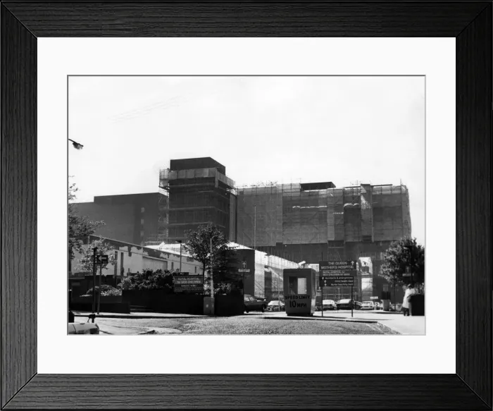 Framed Print : Royal Hospital for Sick Children, Yorkhill, Glasgow, Scotland, 18th May 1980