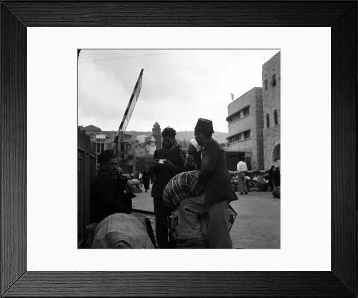 Framed Print : A series of pictures on the conflict in Palestine. Circa 1948 Framed Print : A series of pictures on the conflict in Palestine. Circa 1948