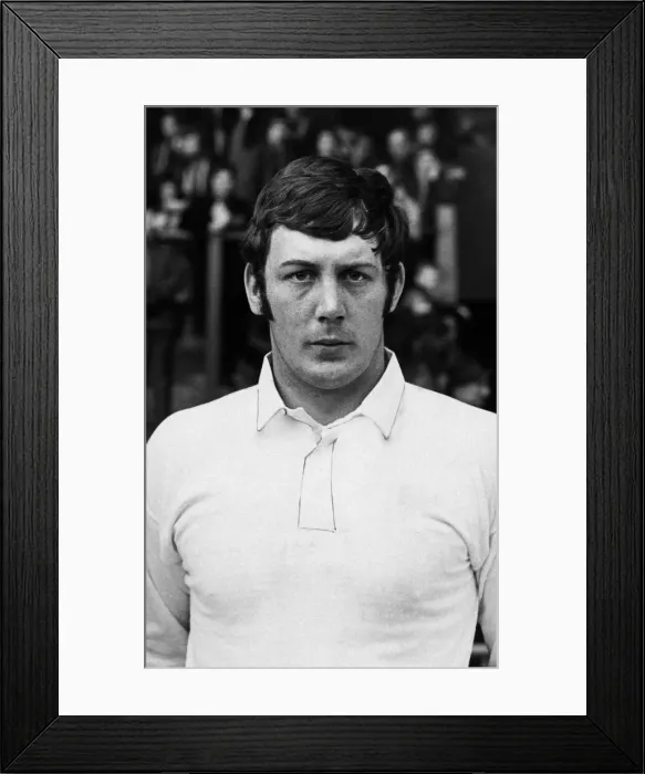 Framed Print : John Jeffery, Newport Rugby Union Player, 2nd January 1971 Framed Print : John Jeffery, Newport Rugby Union Player, 2nd January 1971